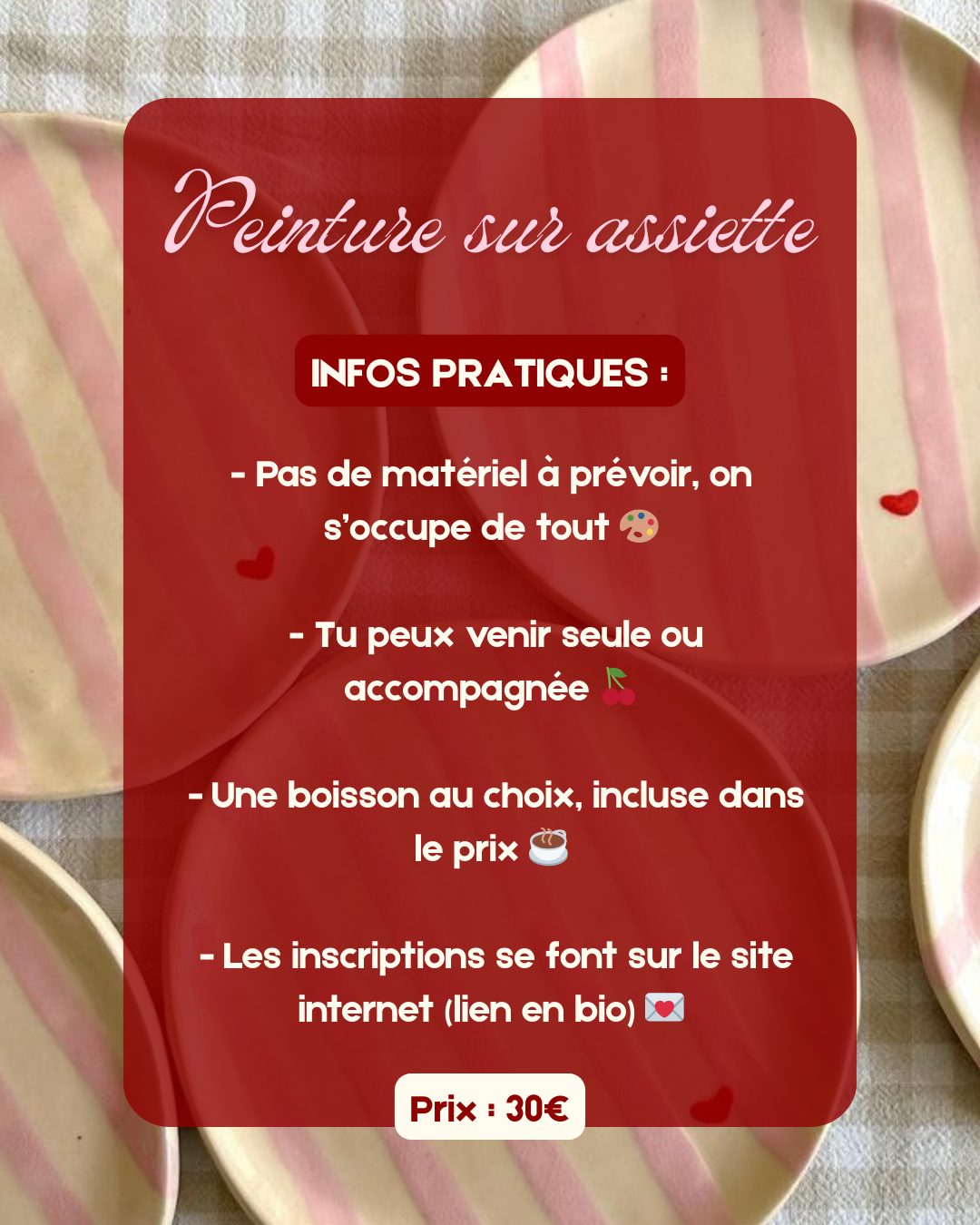 Peinture sur assiette 🎨