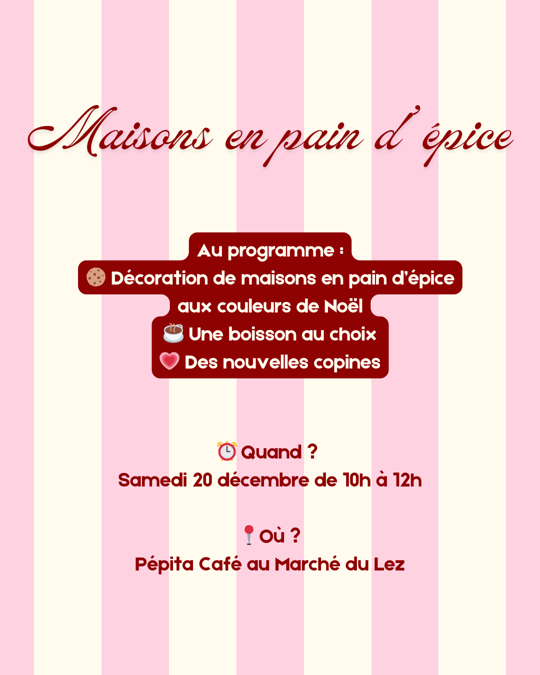 Maisons en pain d'épice 🍪