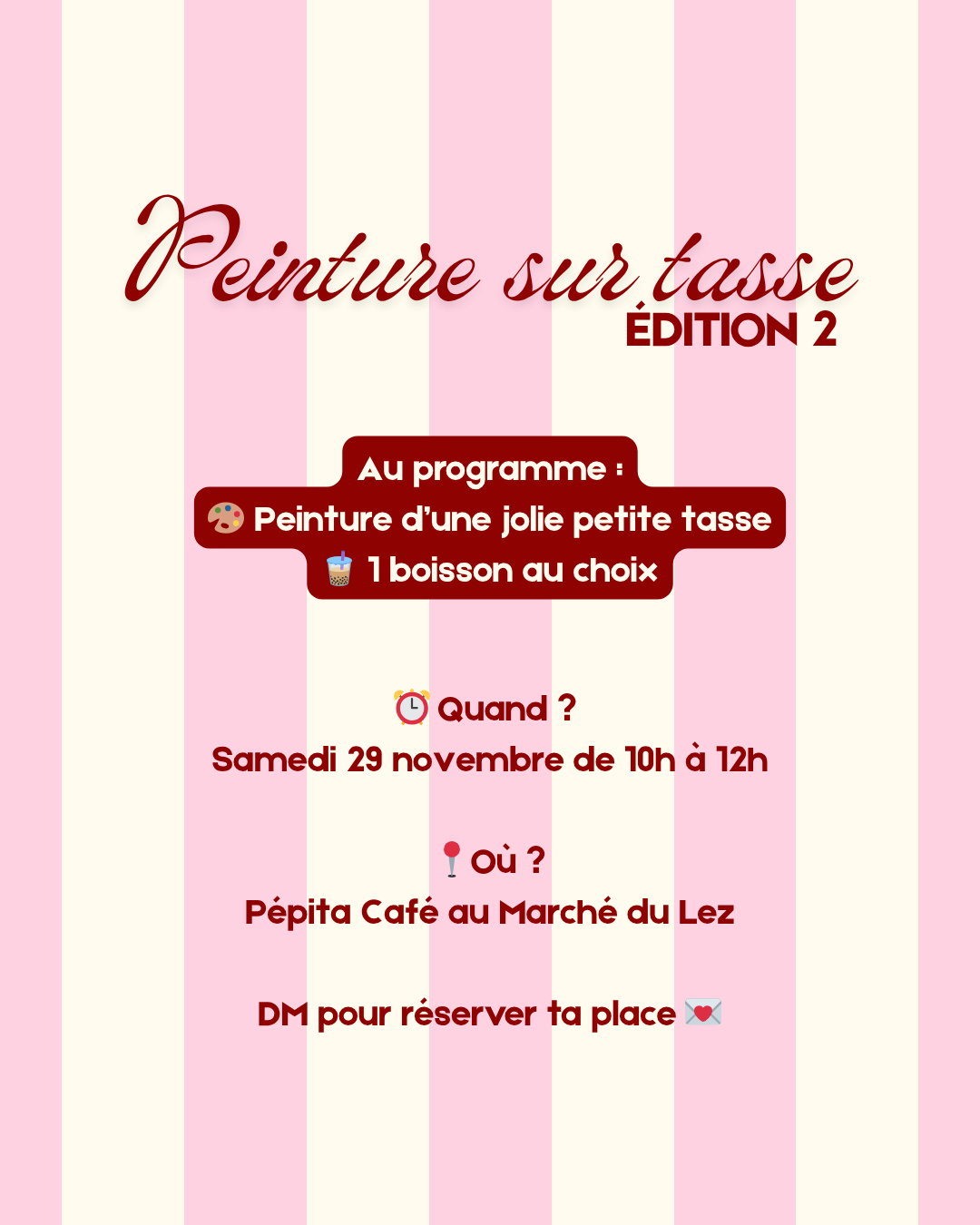 Peinture sur tasse 🎨