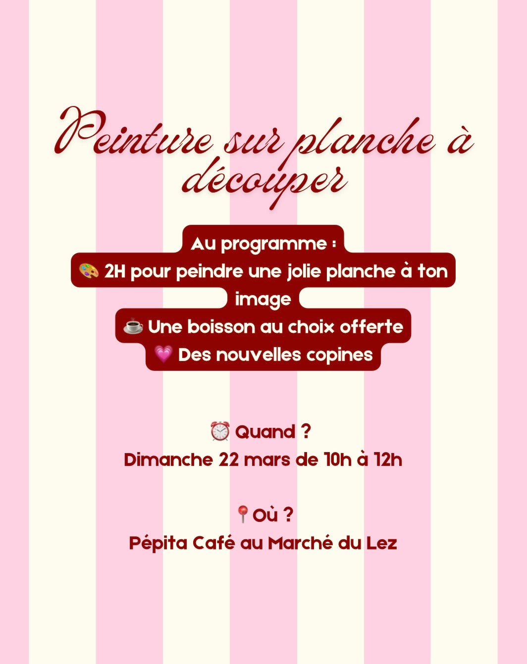 Peinture sur planche à découper 🎨