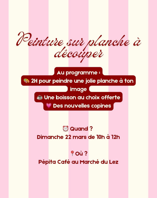 Peinture sur planche à découper 🎨