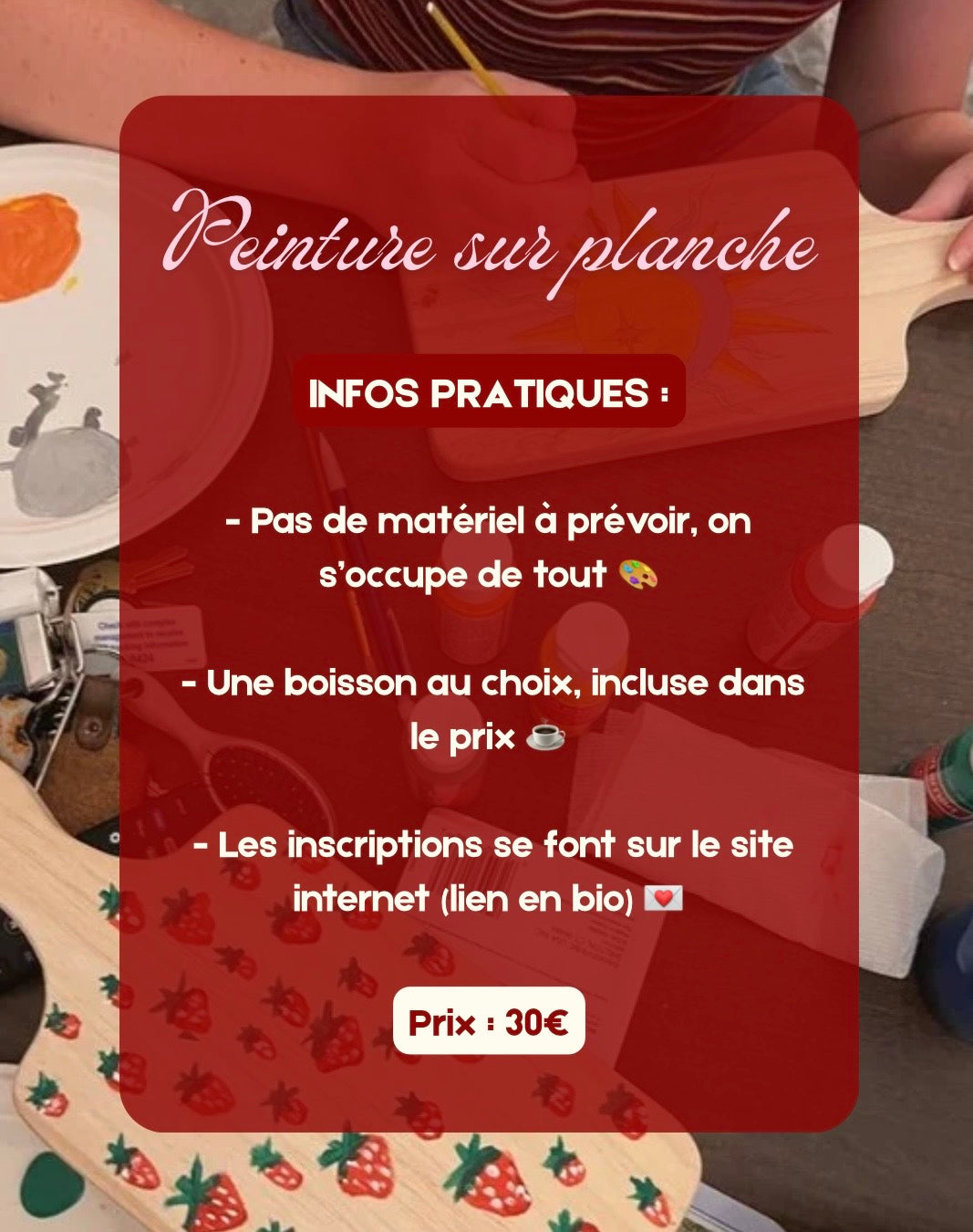 Peinture sur planche à découper 🎨