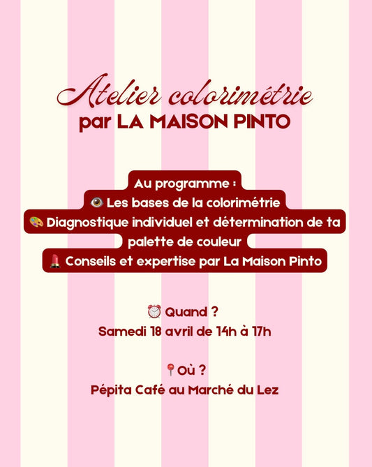 Atelier colorimétrie 🌈